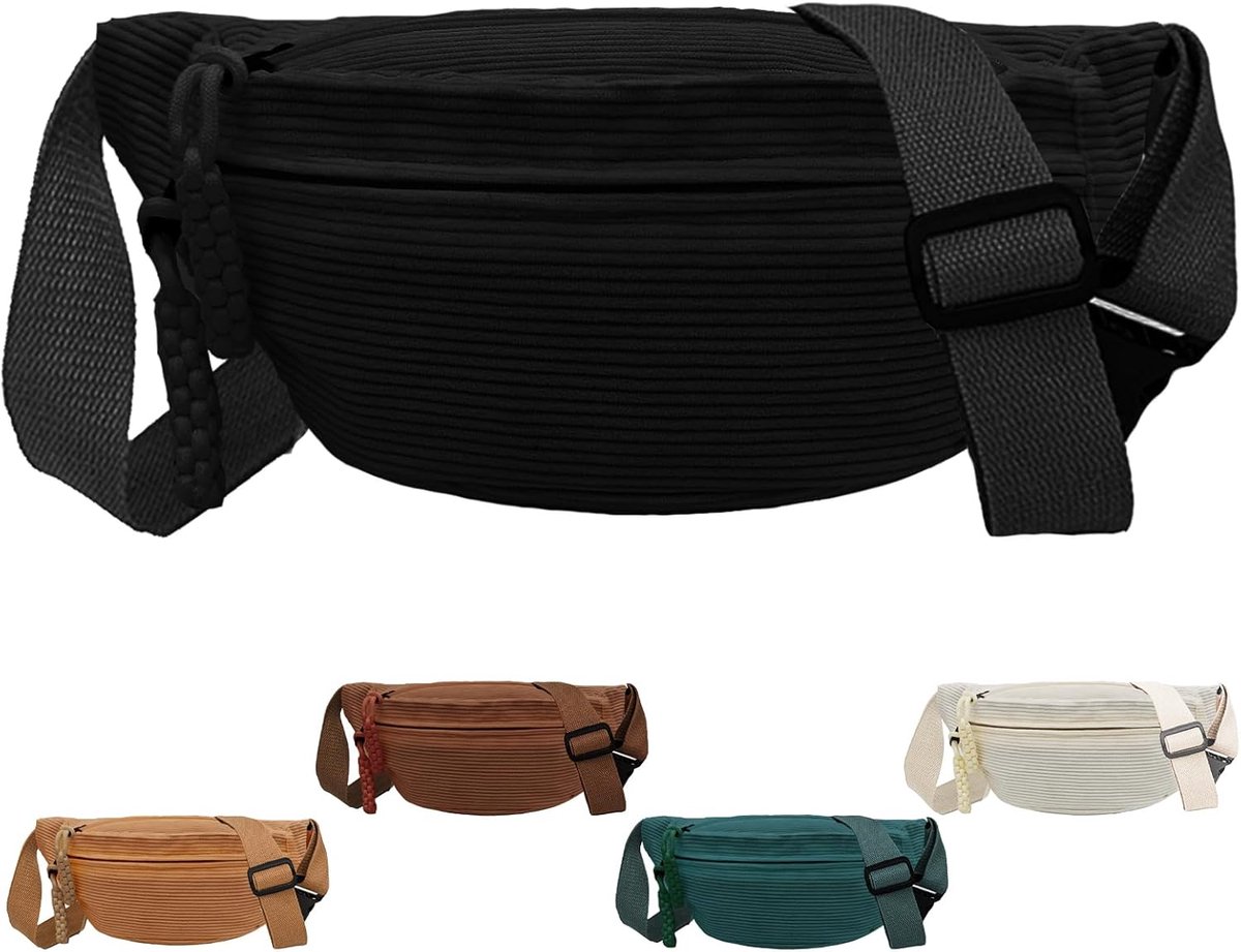 Fanny pack - Women's fanny pack - Men's fanny packs - Corduroy fanny pack - Women's corduroy fanny pack - Adjustable shoulder bag - Unisex - Perfect for