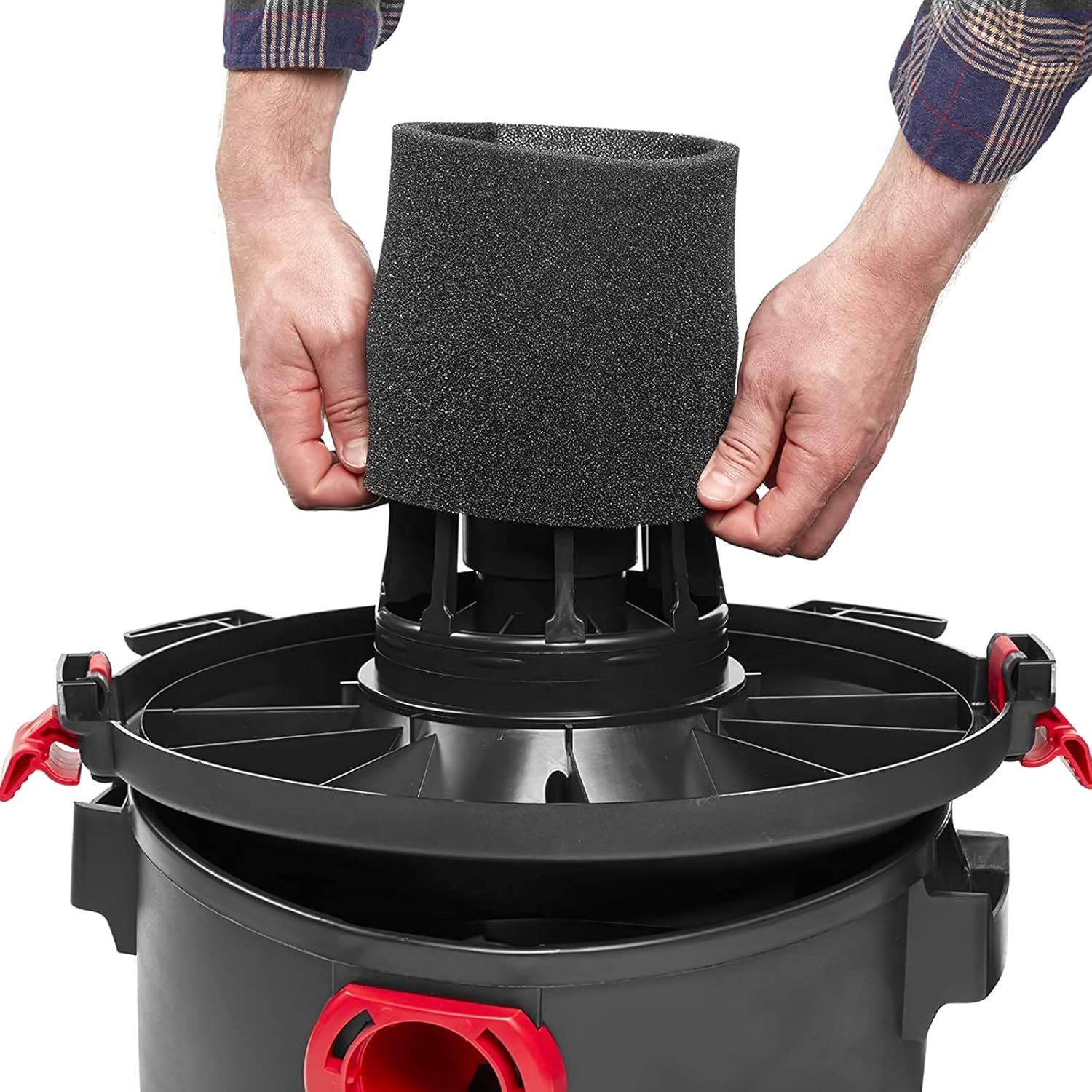 3 Pack 90585 oam Sleeve V2001 oam Replacements ilters Compatible with Most Shop-Vac Wet/Dry Vacuum Cleaners 5 Gallon and Above, Vacmaster & Genie Shop Vacuum — image 6