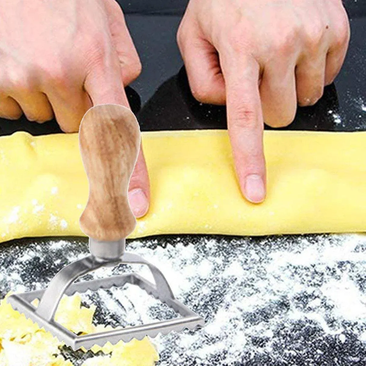 3pcs Dumpling Skin Embossed Moulds Biscuit Stamped Lace Moulds for Baking โ image 4