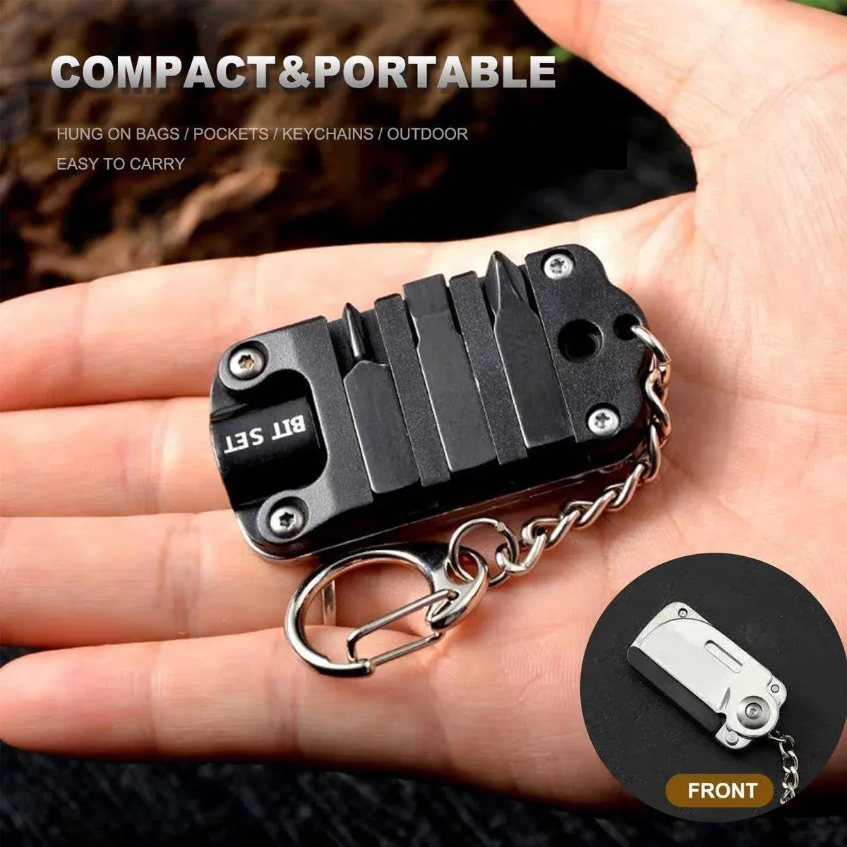 3in1 Multifunctional Pocket Knife Portable Combination Tool for Camping Survival - Colourful — image 5