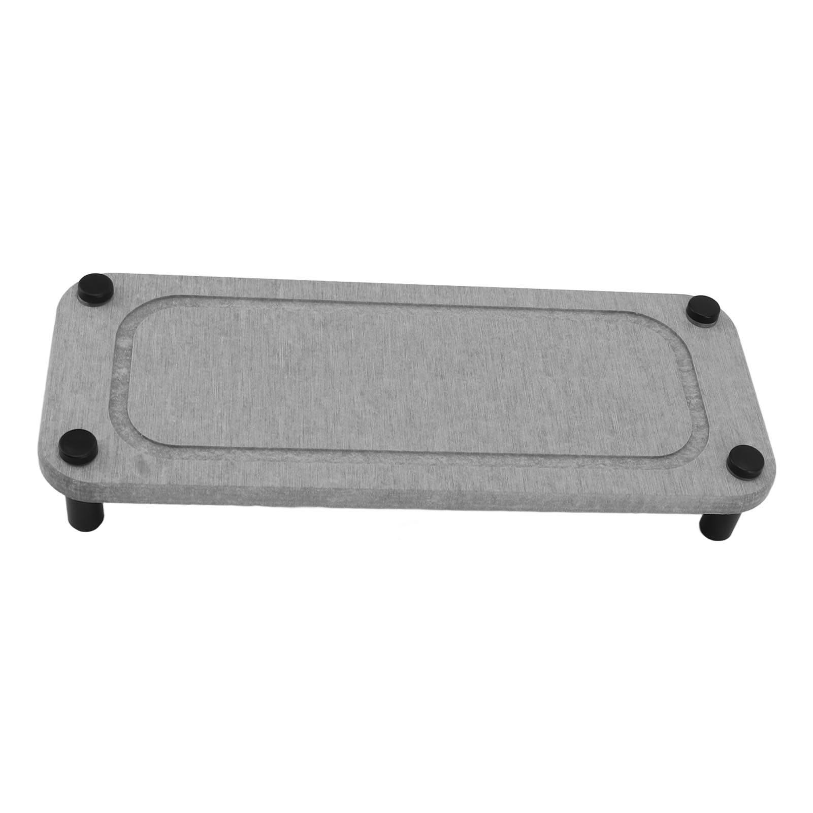 Sink Caddy Instant Dry Sink Organizer Dries Instantly Sink Holder Diatomaceous Pedestal Stand Riser with Stainless Steel Feet Grey โ image 5