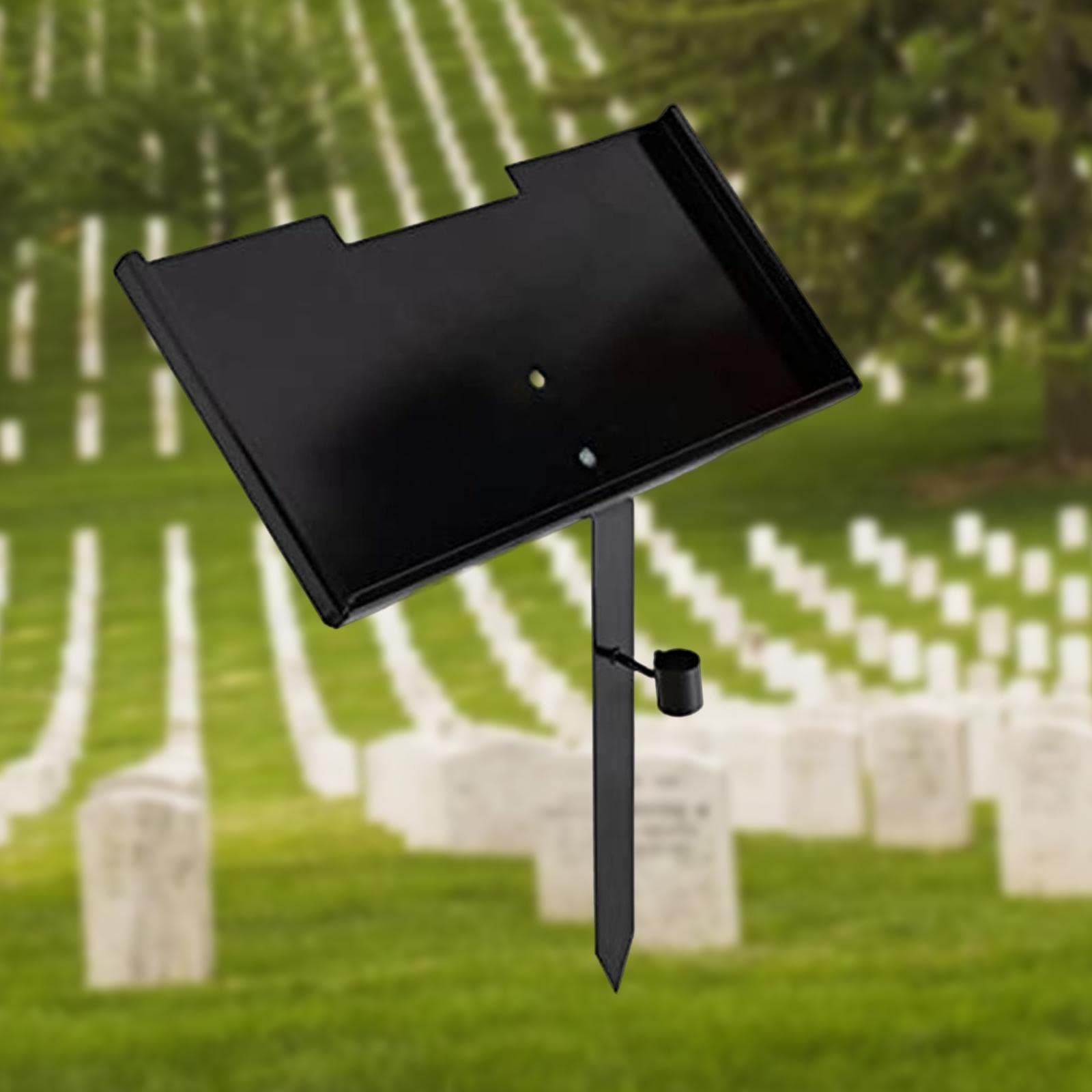 Grave Marker Stand Heavy Duty Remembrance Plaque Gravesite Cemetery Plaques for Headstones Outdoor Pet Memorial Plate โ image 4