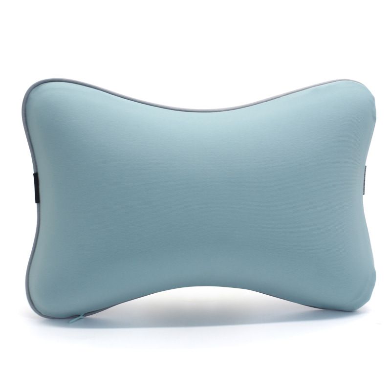 Car Headrest Pillow, Soft Comfortable Breathable Memory Foam Ergonomic Design Automotive Neck Pillow Cushion with Adjustable（Blue）