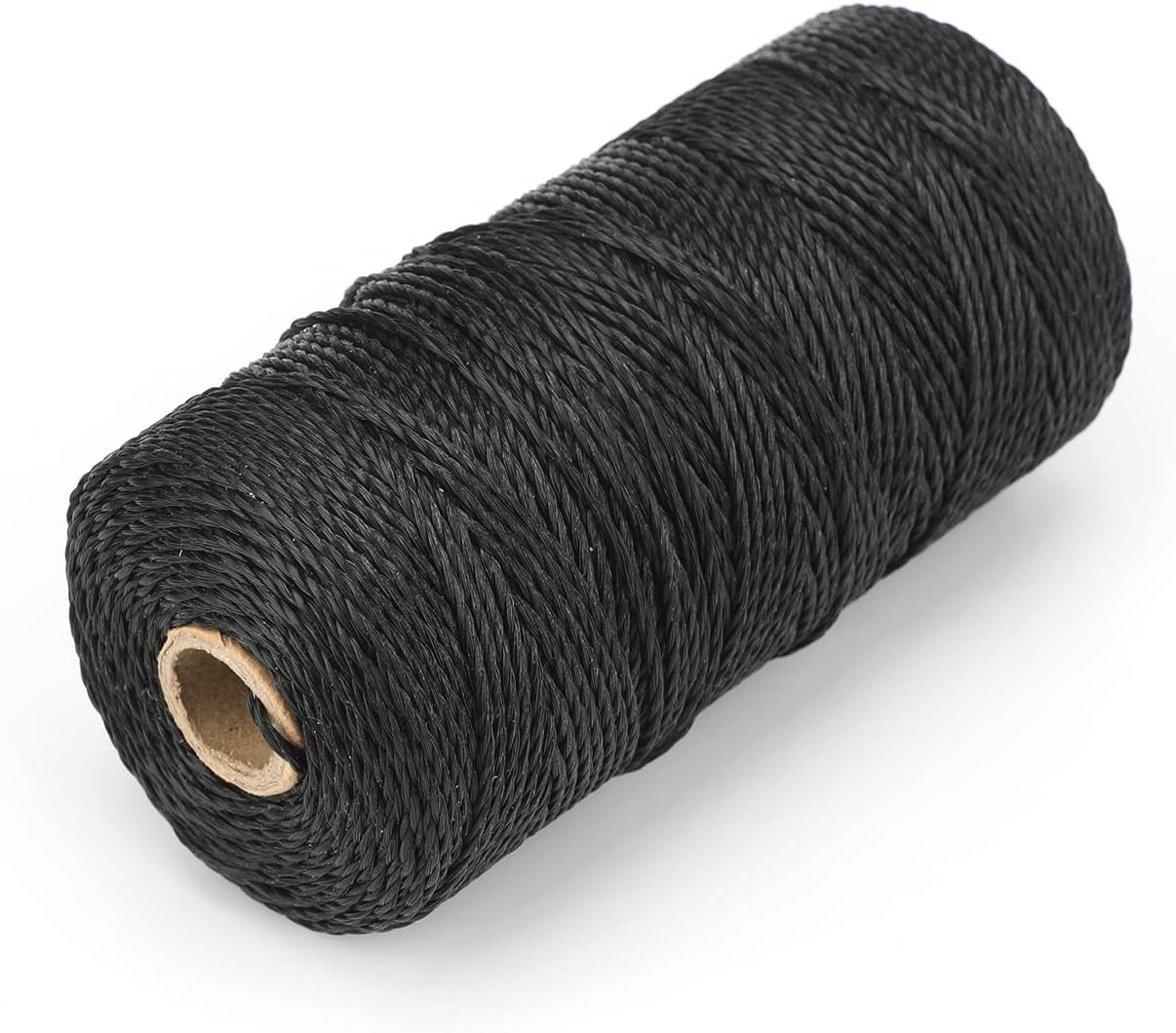 426 Feet Black Nylon Twine #36 Mason Nylon String Line, Gardening Nylon String, Durable Twisted Construction String Building Line for Climbing Plants
