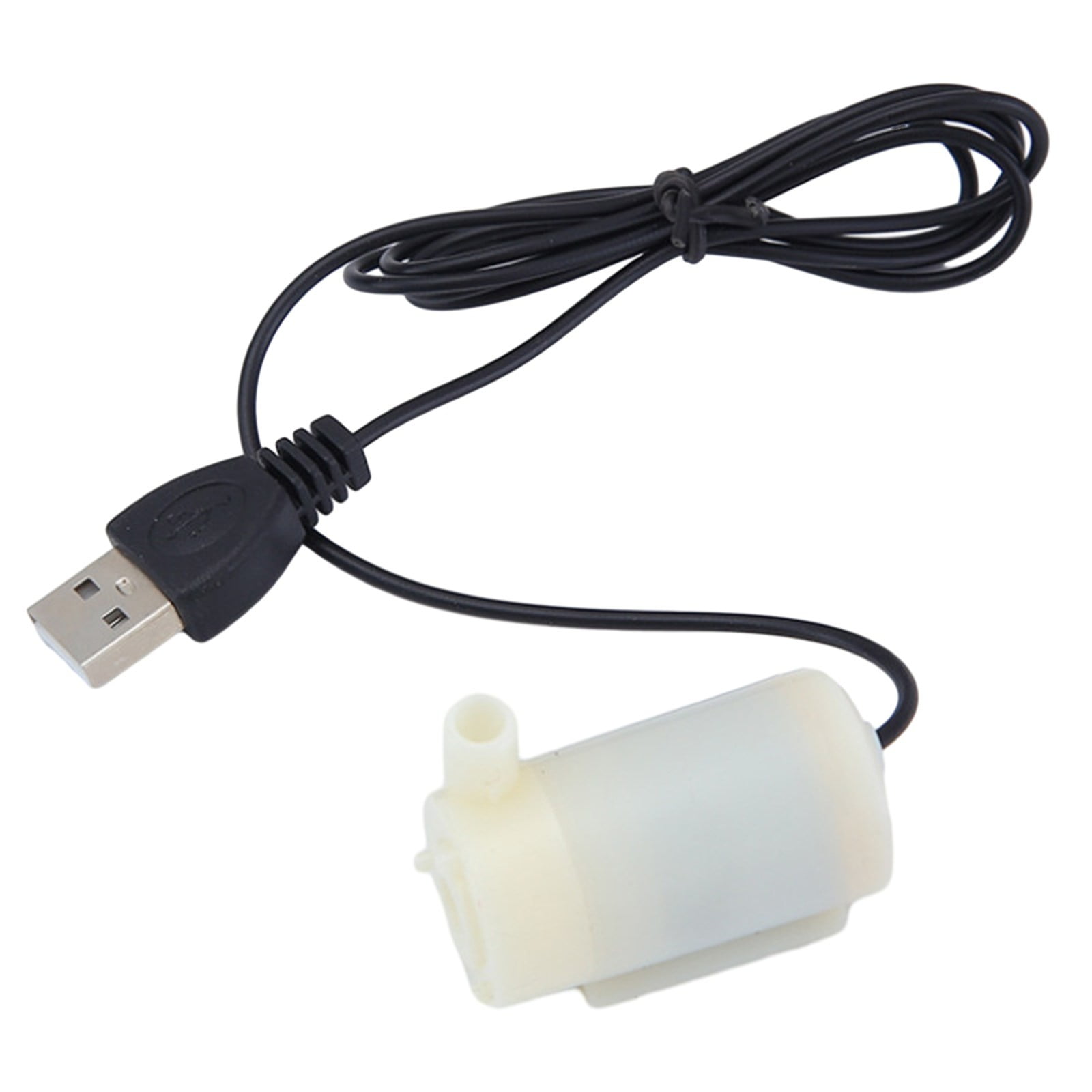 Small Water Pump Silent Submersible USB 5V 1m Cable Garden Outdoor Fountain Tool Black Smile Home White — image 2