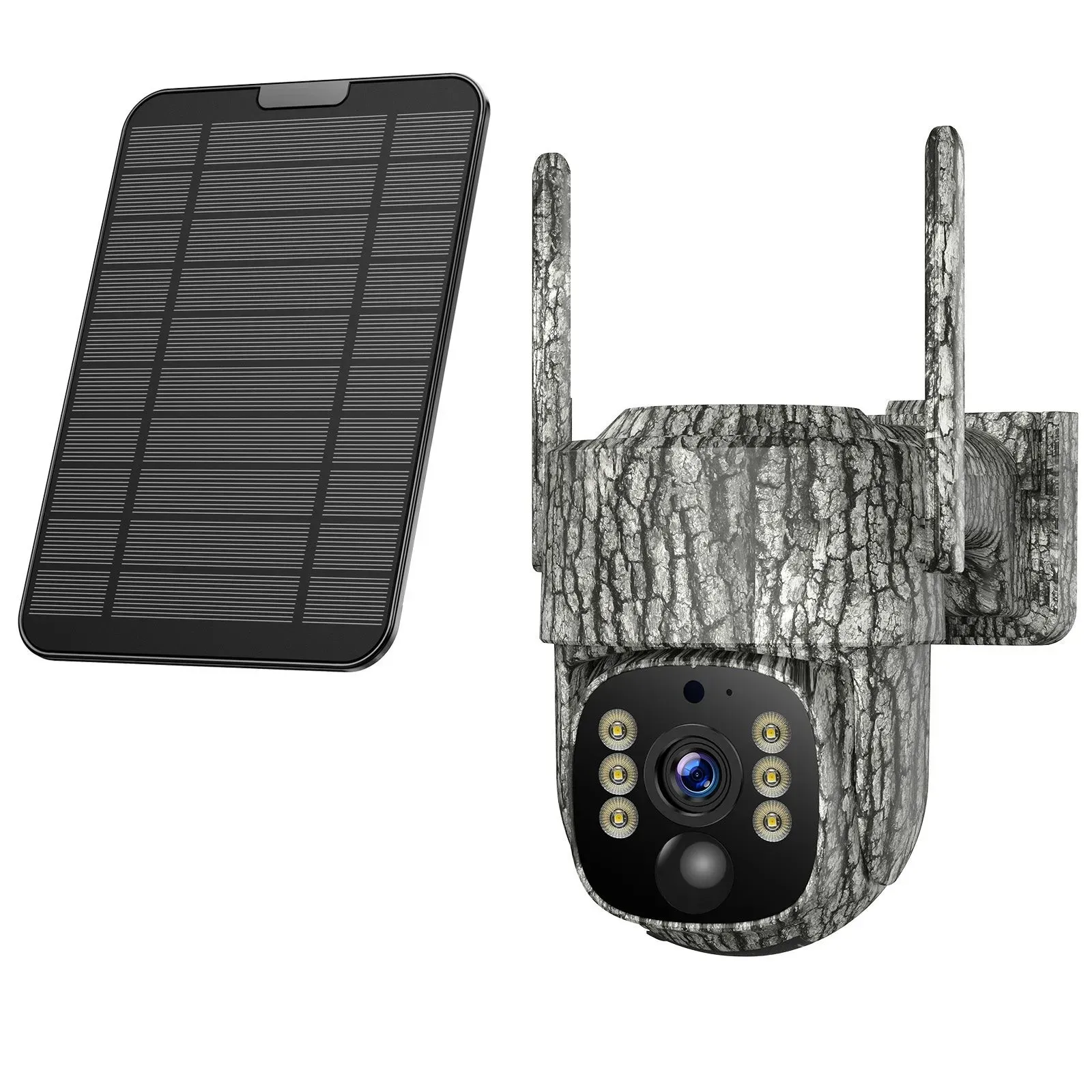 4G Solar Trail Camera in Black with 2.5K Resolution and Live Monitoring