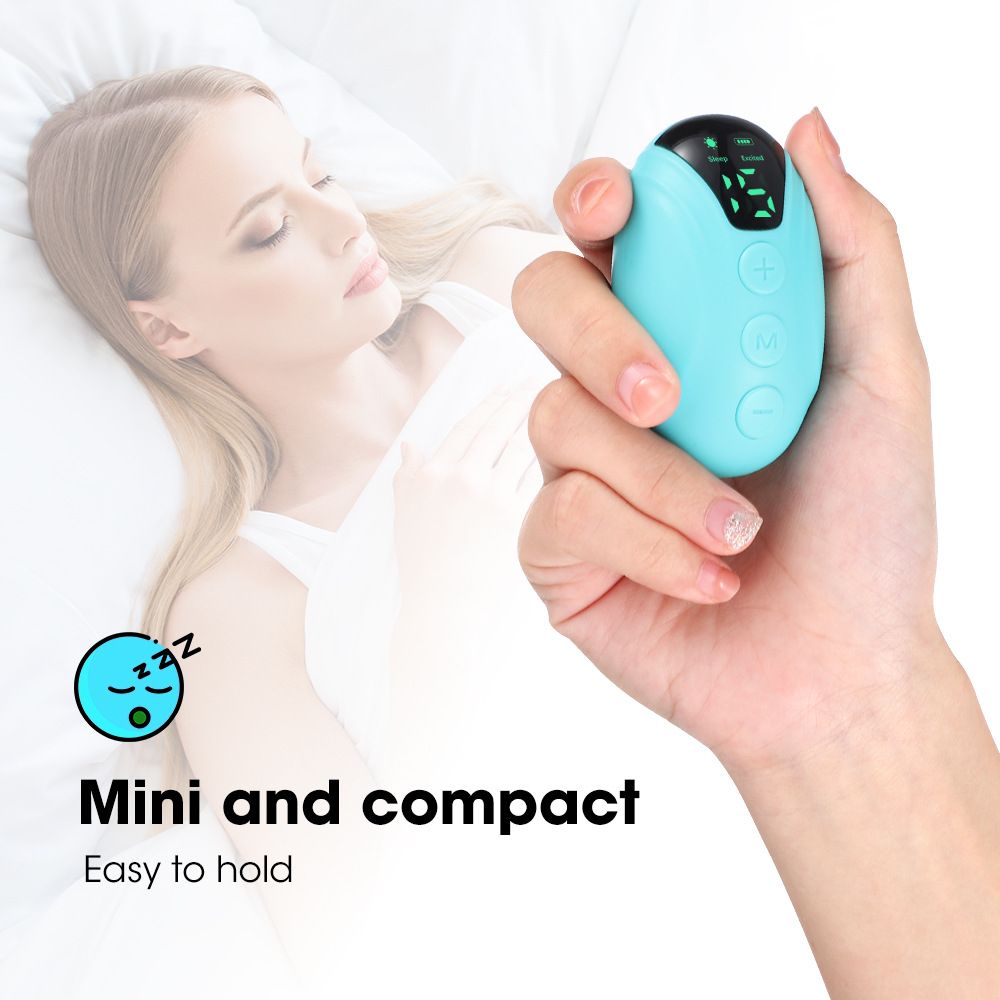 Green Portable EMS Pulse Sleep Aid Device - 15 Adjustable Levels, Dual Mode Handheld Relaxation Tool for Stress Relief and Better Sleep Quality โ image 3