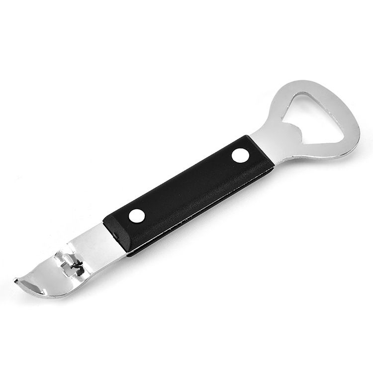 Can Opener Manual, Little Cook Stainless Steel Can Punch Bottle Opener, Multifunctional Can and Beer Opener — image 4