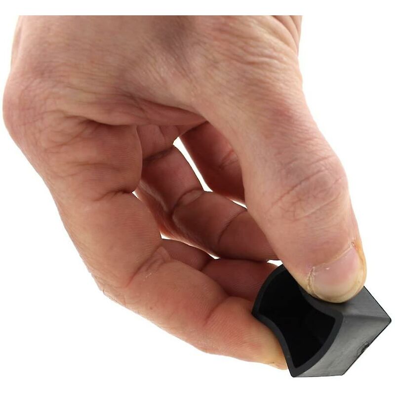 Square Rubber End Caps - 25Mm - For Chairs, Tables, Furniture Legs — image 2