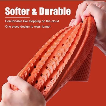 Cloud Slippers for Women and Men, Pillow House Slippers Shower Shoes Indoor Slides Bathroom Sandals, Ultimate Comfort, Lightweight, Thick Sole, Non-Slip, Easy — image 4