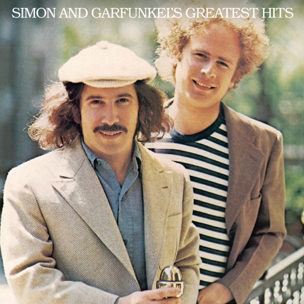 Simon & Garfunkel Greatest Hits Vinyl Album & Crosley Record Storage Display Stand — image 2
