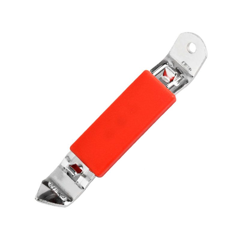 5-Pack Red Magnetic Can Opener - Heavy Duty Puncture Tool for Condensed Milk and Coconut Cream Cans - Commercial Grade Kitchen Accessory for Milk Tea Shops and