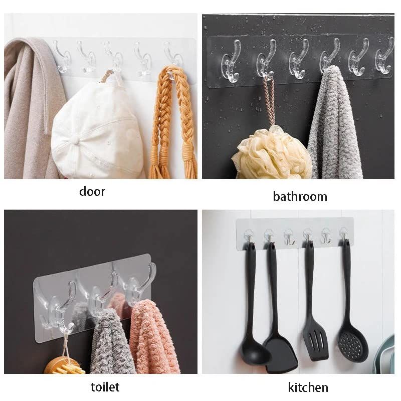 Kitchen Bathroom Hooks Waterproof Wall Hooks — image 5