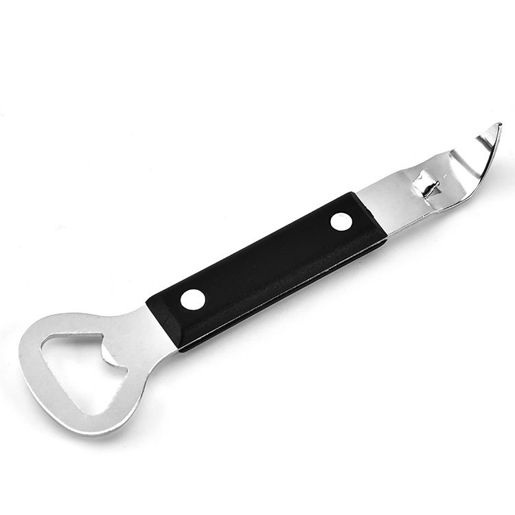 Can Opener Manual, Little Cook Stainless Steel Can Punch Bottle Opener, Multifunctional Can and Beer Opener — image 3