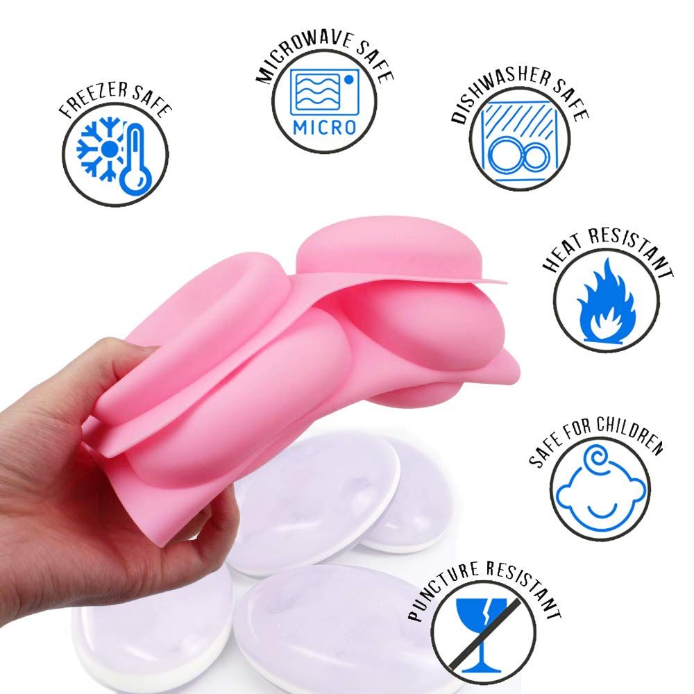 Chocolate mold cooking supplies, silicone oval soap mold — image 3