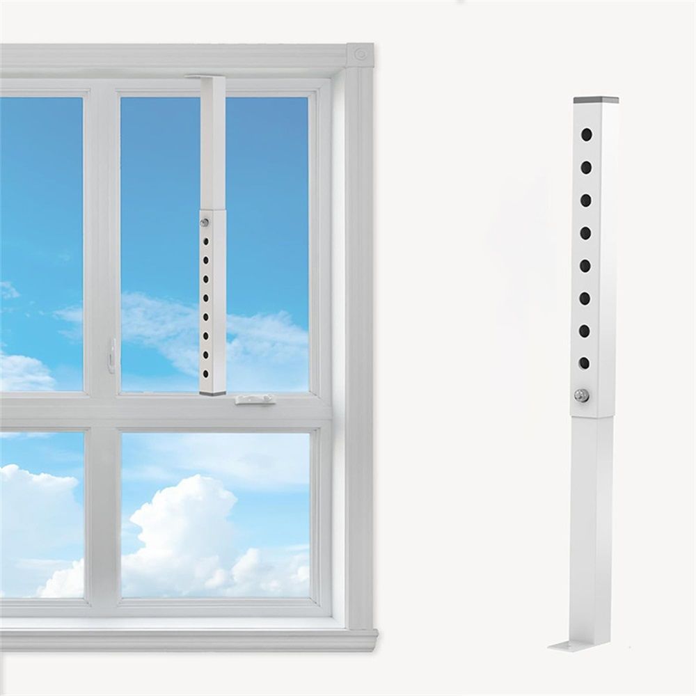 Adjustable Sliding Door Security Bar & Window Safety Bar, Durable Security Door Stopper for Apartment & Home Protection, Works Great with Window Alarms