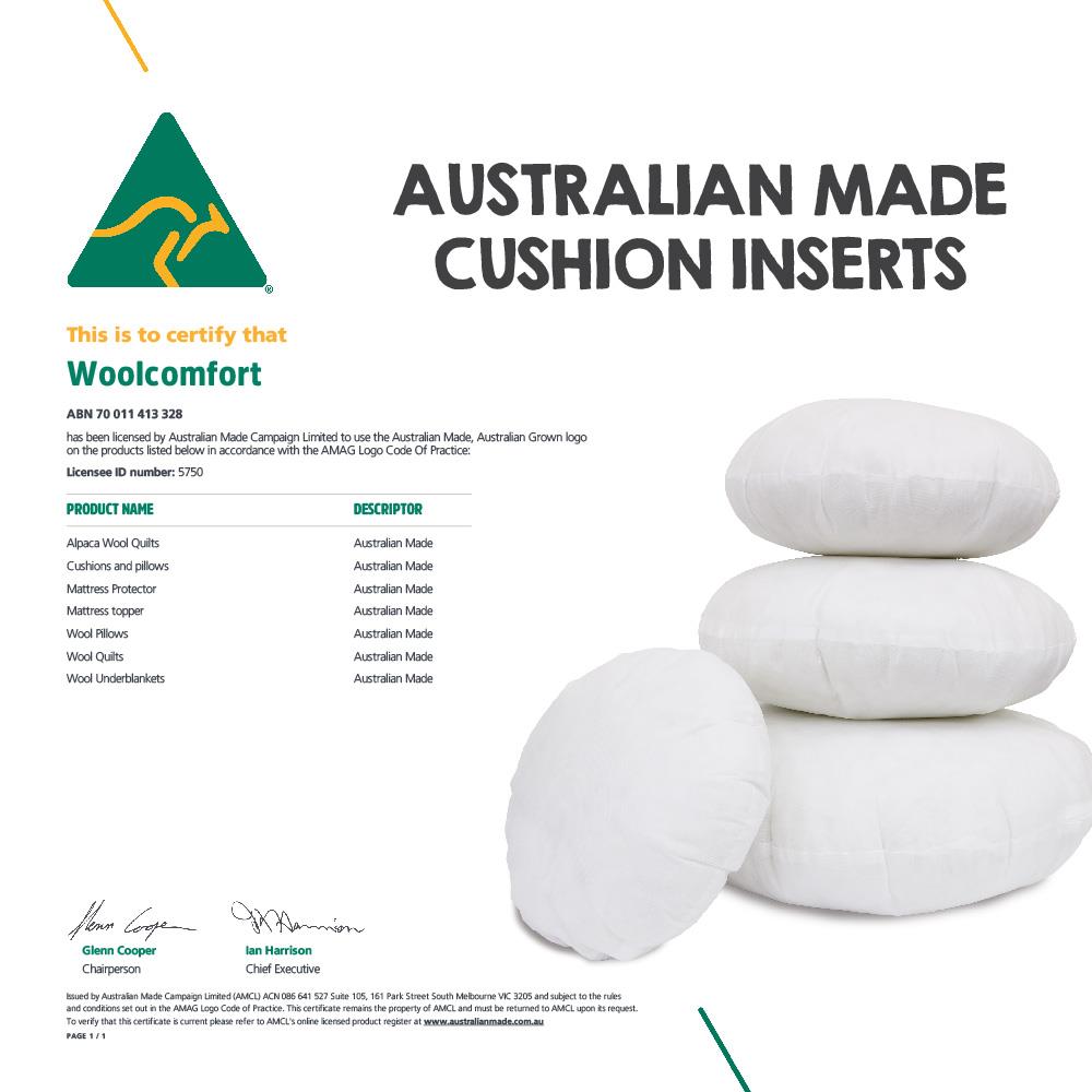 Luxor Twin Pack 40cm Aus Made Round Hotel Cushion Inserts Premium Memory Resistant Filling โ image 2