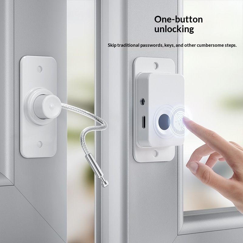 Door Locks for Kids Safety,Auto Unlock Door Latche Quick and Easy Child Proof Door Lock Prevent Toddlers/Pets from Opening Doors, for Cabinet Drawer Furniture — image 2