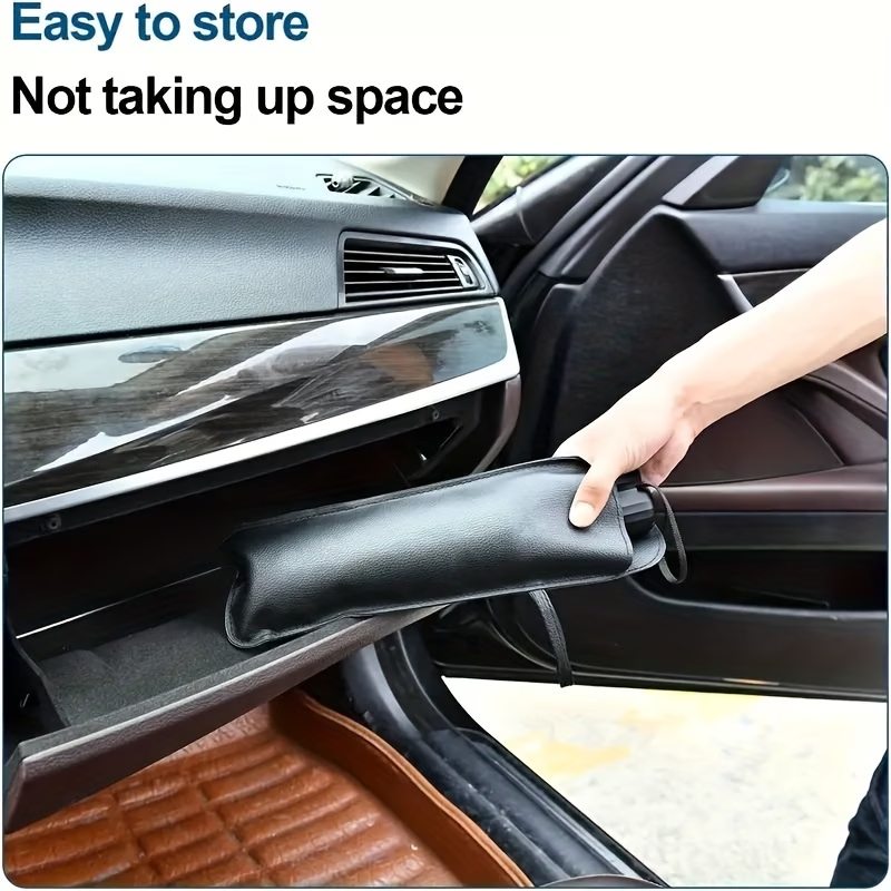 Car sunshade, windshield sun protection and heat insulation sunshade, blackout curtain equipment, car interior windshield, small car sunshade umbrella — image 4