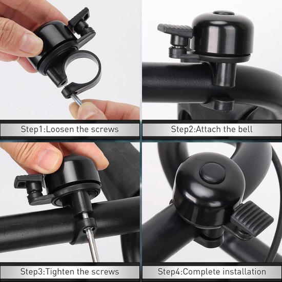 Bicycle Bell - Mountain Bike Vintage Mini Bicycle Bell - Loud - Anti-MTB Racing Bike Bell - Suitable for Children and Adults โ image 5