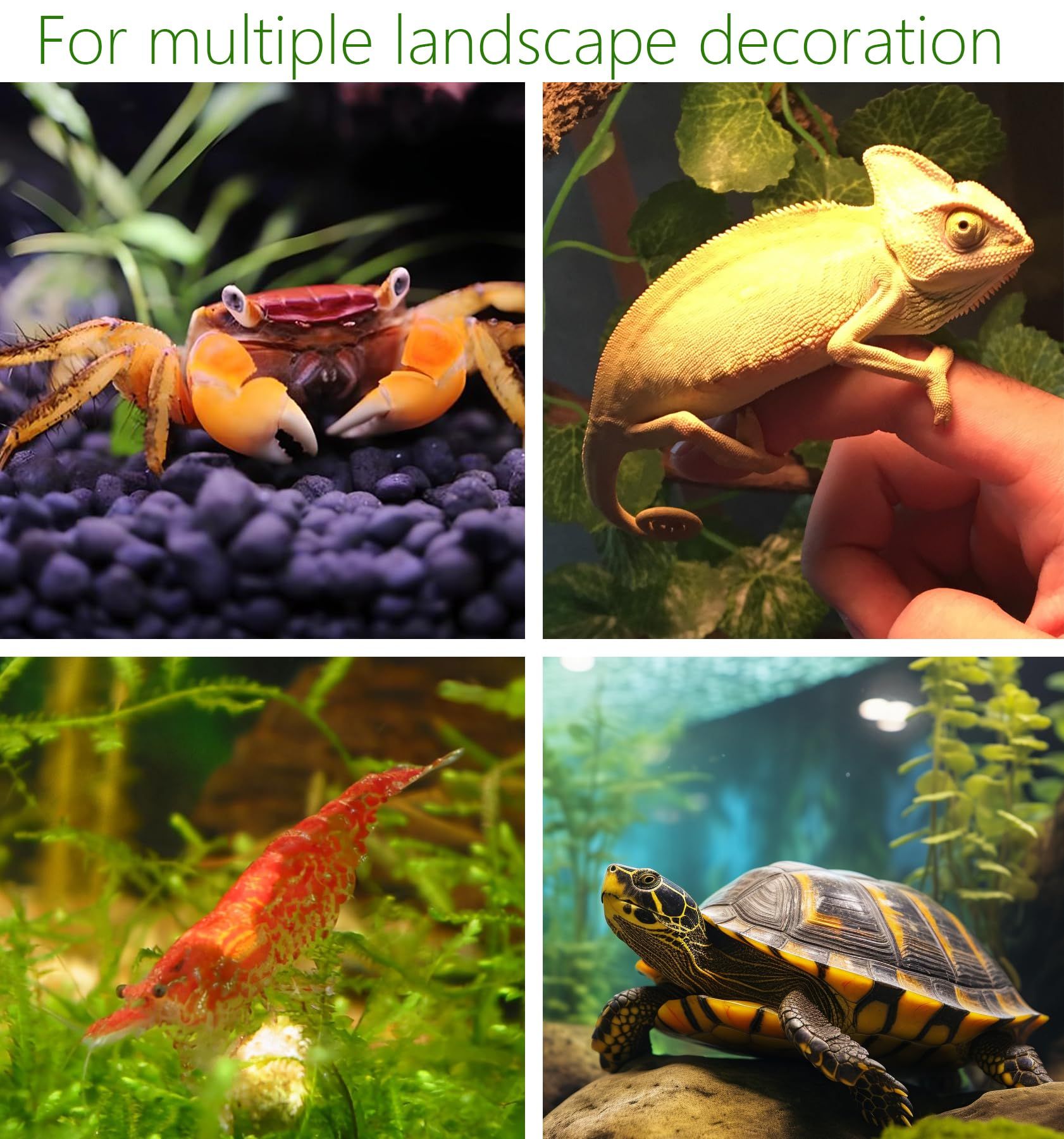 Aquarium Hideaway Rocks for Small Fishes, Shrimps to Breed, Play and Rest, Safe and Non-Toxic Ceramic Fish Tank Ornaments โ image 4
