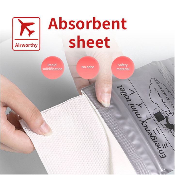 16PCS Leak-Proof & Odorless Motion Sickness Bags and Emergency Urine Bags - Unisex Portable Travel Potty for Car Road Trips & Camping โ image 2