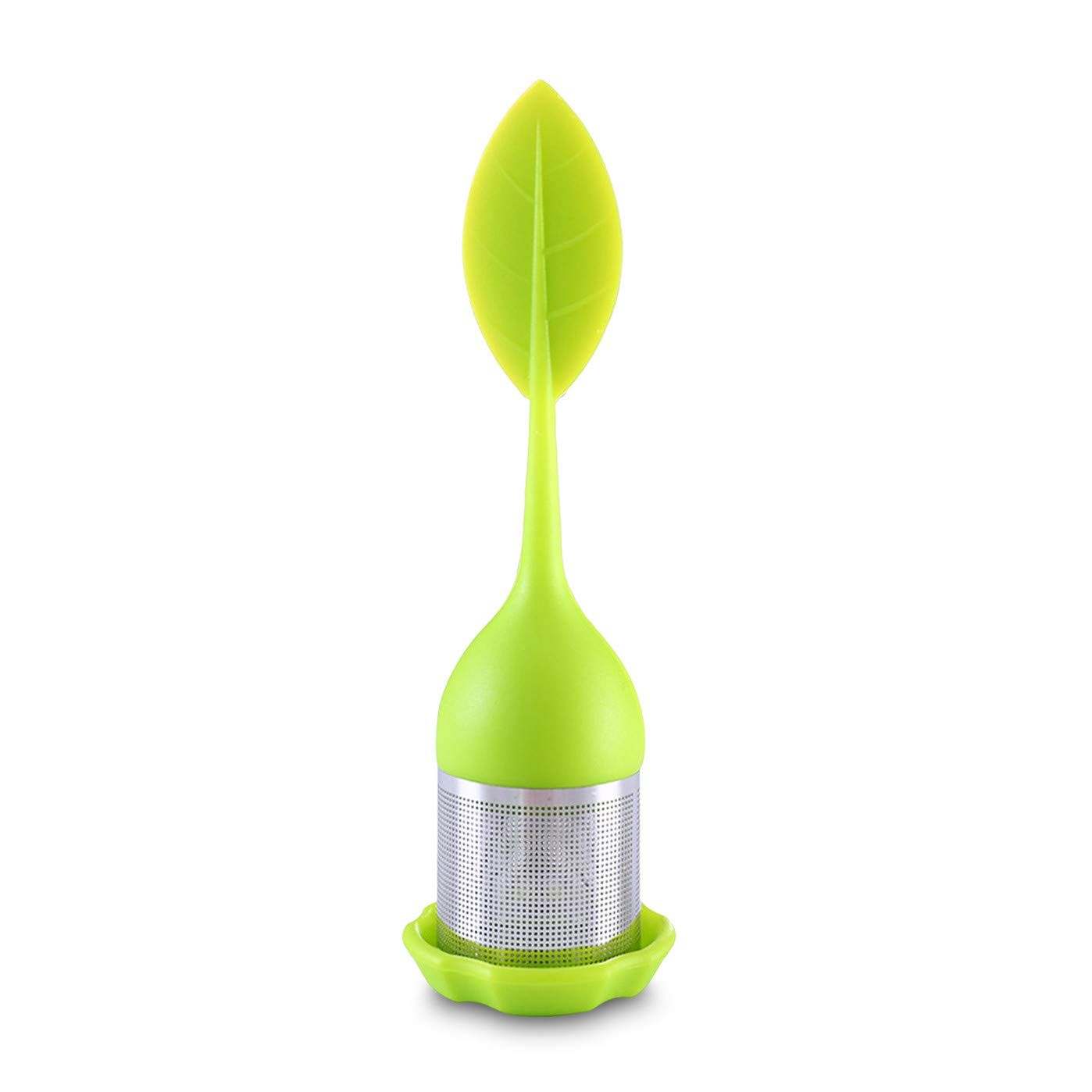 Silicone tea makers suitable for loose tea, silicone tea makers with fine pore loose tea filters, silicone lid tea cup filters