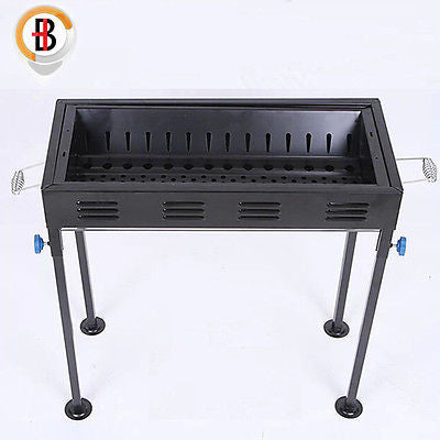 Portable Outdoor Mangal BBQ Grill Charcoal Shish Kebab Shashly Picnic Camping โ image 2