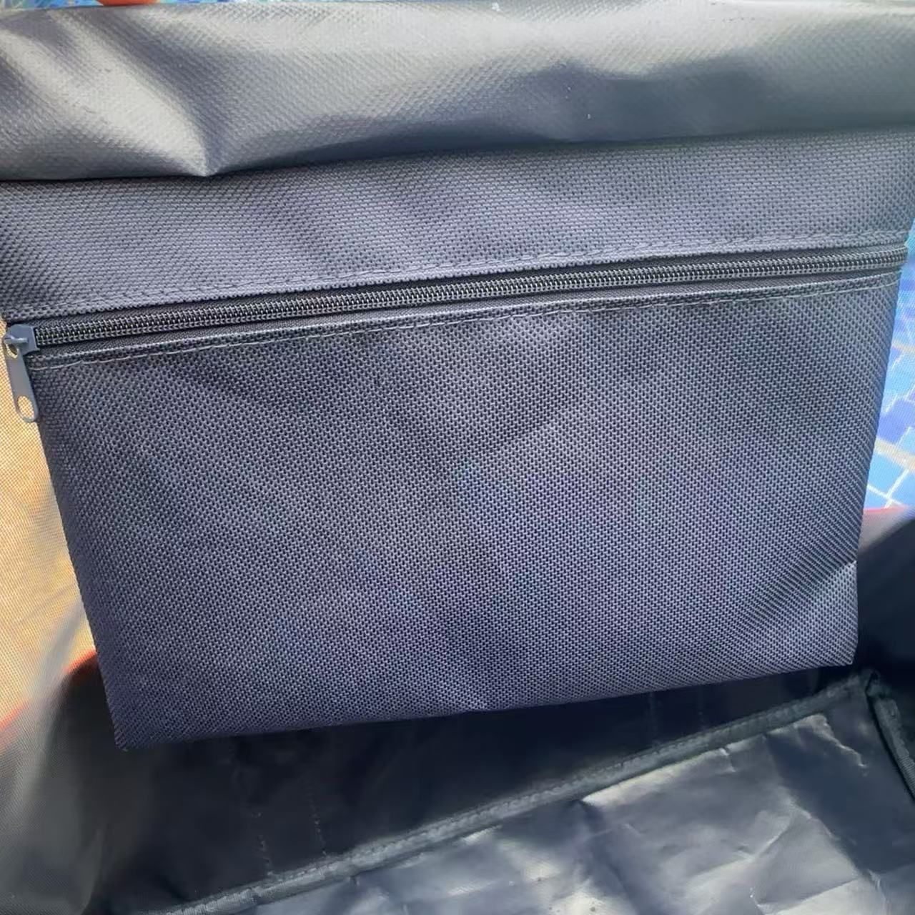 Black-color Mesh Beach Bag Family - Large Tote Bag for Cruise Pool Toys Beach Vacation Essentials(60*17*34cm) — image 4