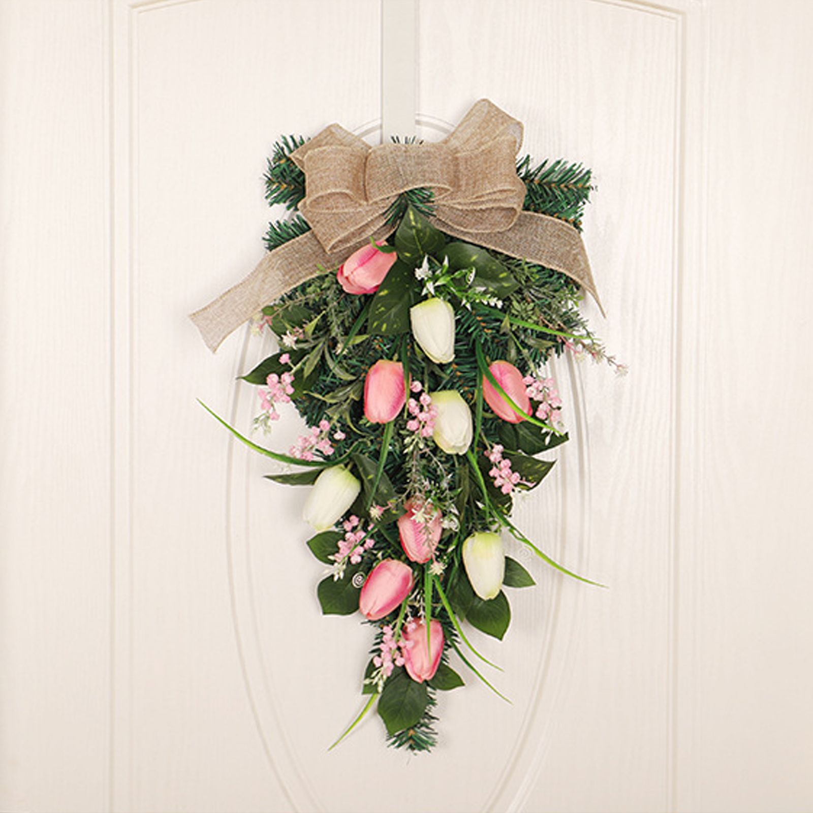 Simulation Wreath Door Hanging Wreath Artificial Decorative Wreath for Home Decoration โ image 4