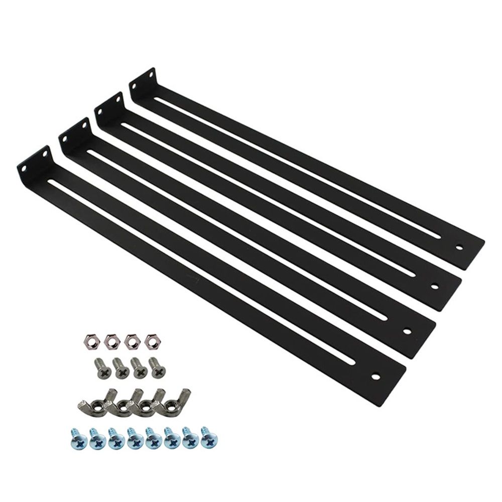 Drawer Repair Kit, Furniture Repair Accessories Brackets Middle Mount to Reinforce and Repair Broken Wooden/Chipboard/ Drawers Cabinet - Heavy Duty Steel