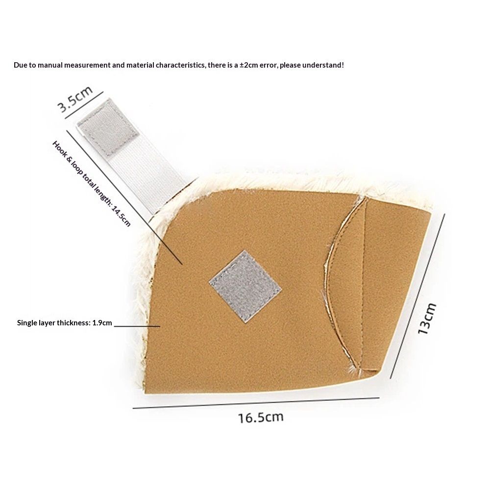 Heel Protectors for Pressure Sores - Heel Protectors for Bed Sores - Includes - Cushion Pads for Ulcer Sore Prevention (2pcs Brown) — image 5