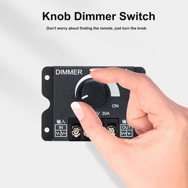 LED Dimmer Controller 12V 24V 30A Pwm Dimmer 360W For LED Strips Or LED Light โ image 3