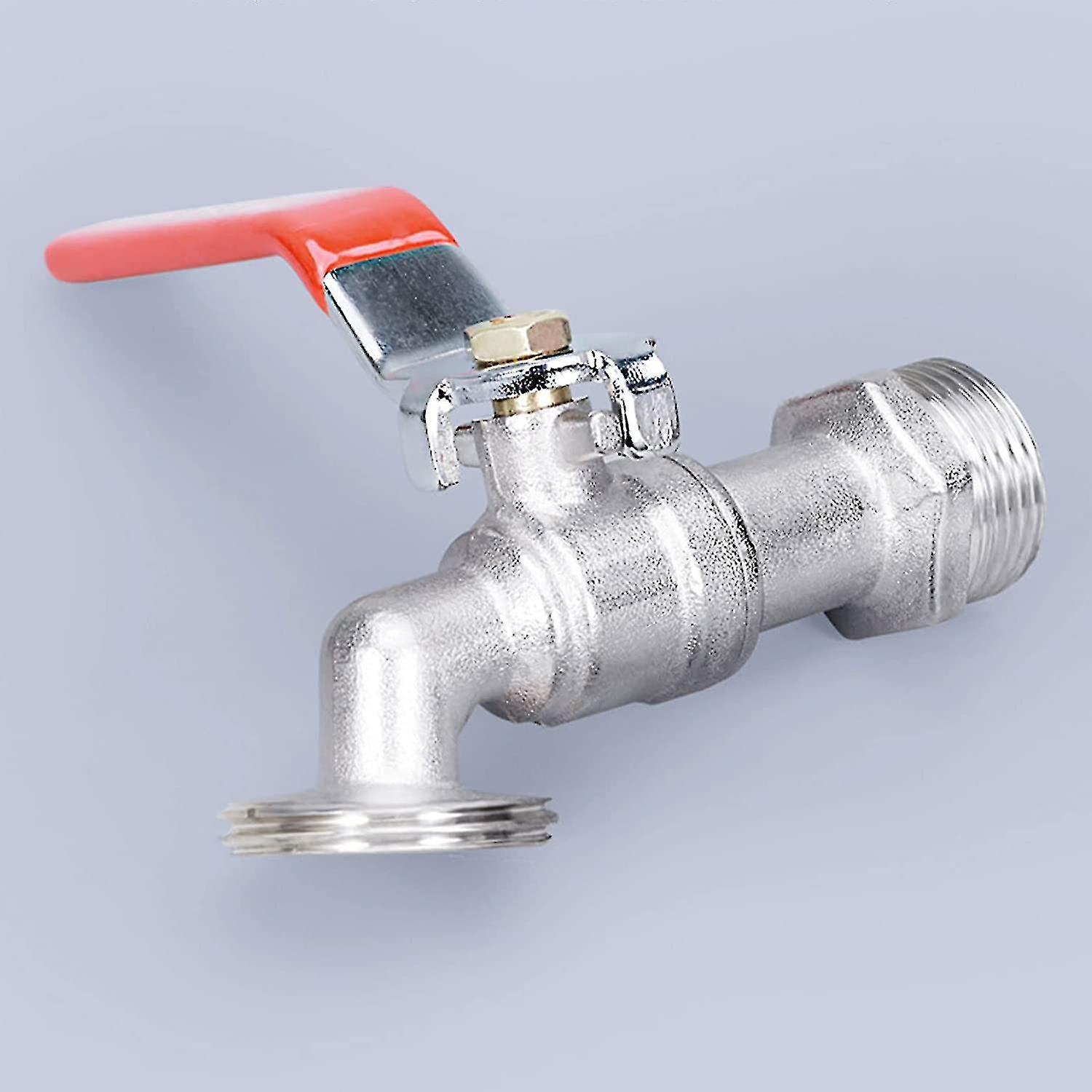 1000L tank tap with garden hose connector, S60x6 IBC tap connection โ image 2