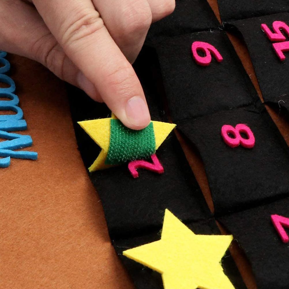 Eid Mubarak Countdown Calendar Felt Eid Mubarak Advent Calendar Ramadan Party Decoration — image 5