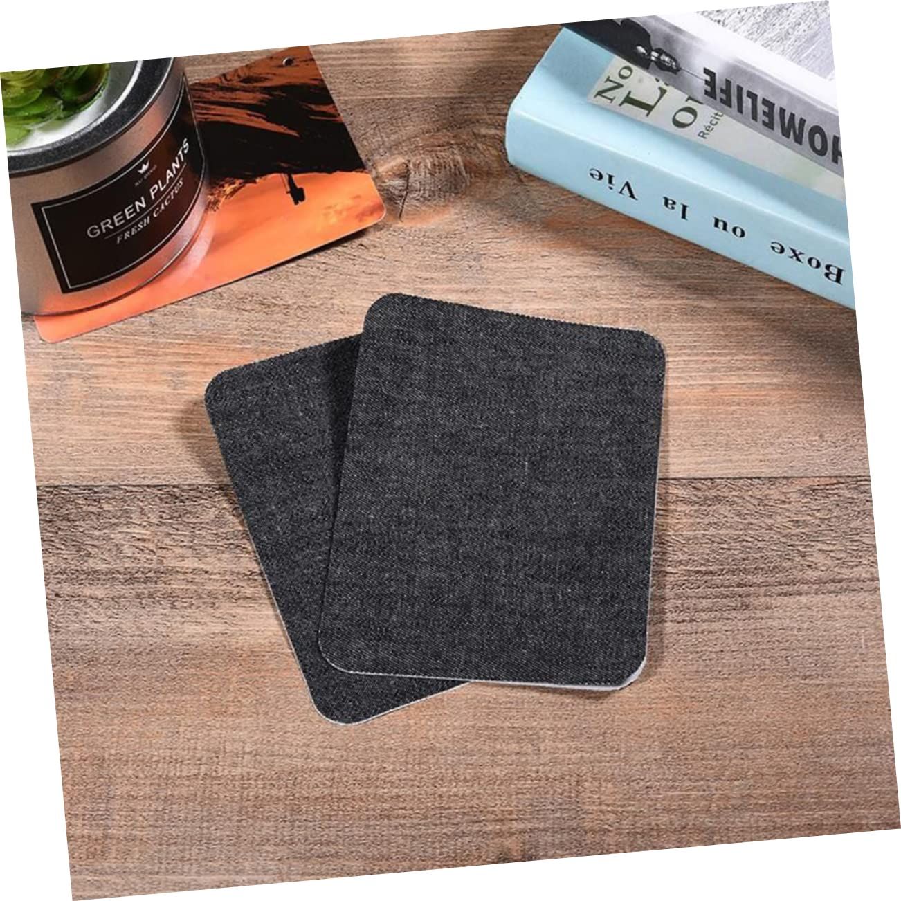 6 Pc Self-Adhesive Linen Fabric Patches, Multi Color, Can be Used for Linen Sofa Repair and Linen Clothes Repair, Quick Fix Sofa — image 5