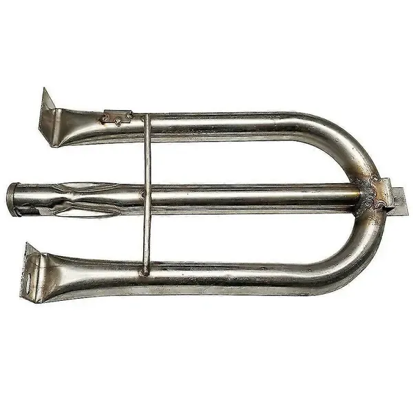 U Shaped Gas Grill Burner Tube Stainless Steel Adjustable Universal Replacement for Gas Grills Silver — image 4