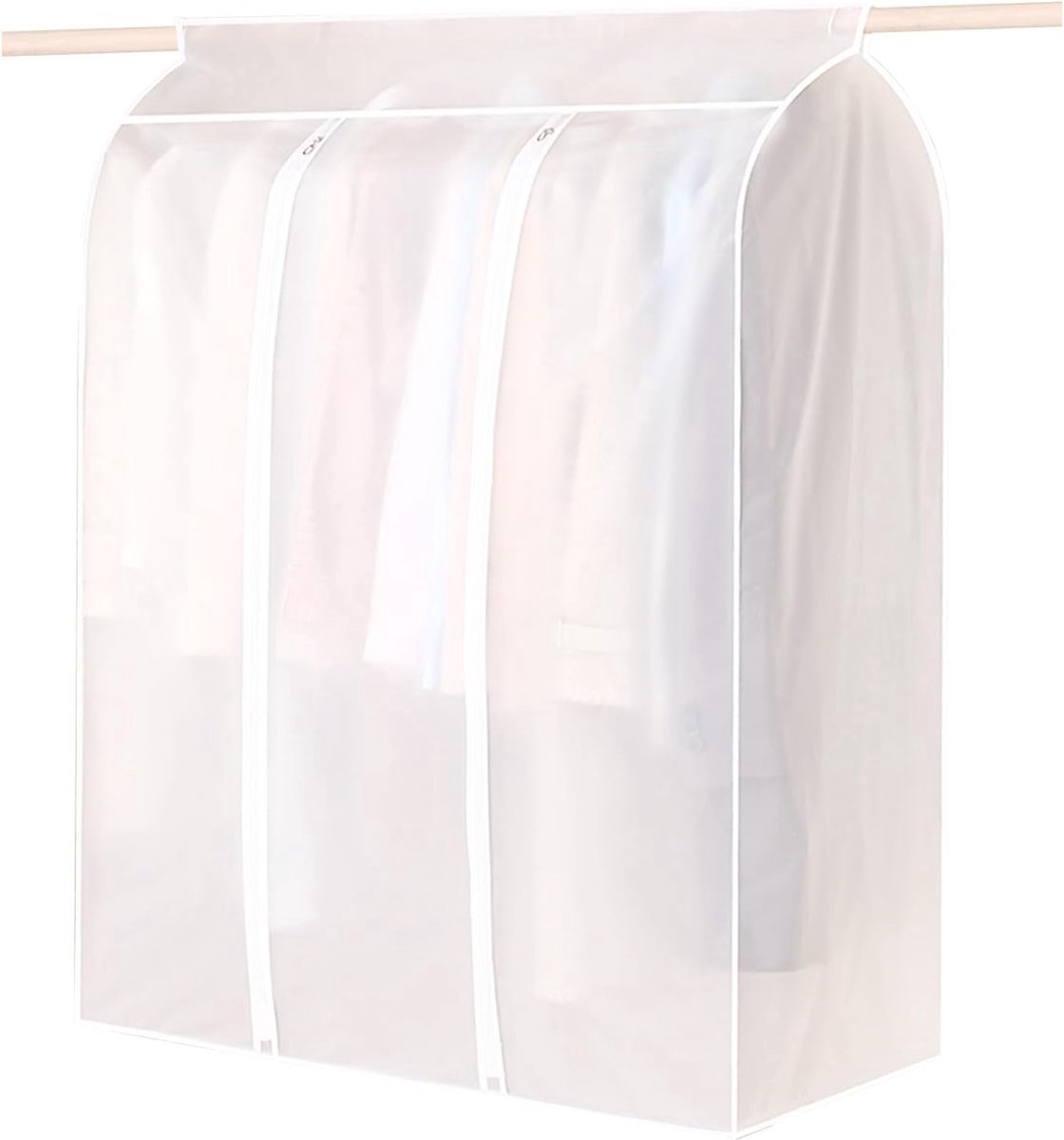 Garment Cover - Storage Bag - 90 × 100 × 50cm - Garment Bags with Zipper - Breathable & Dustproof - Transparent Window - Three-dimensional Dust Cover
