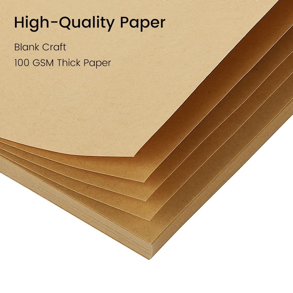 Leather Writing Journal, Refillable Travelers Notebook 75 Sheets Blank Paper Vintage Travel Daily for Teen Women Men Gifts Brown — image 3