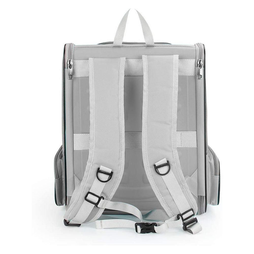 Travel Pet Cat Carrier Backpack Portable Breathable Outdoor Grey โ image 4