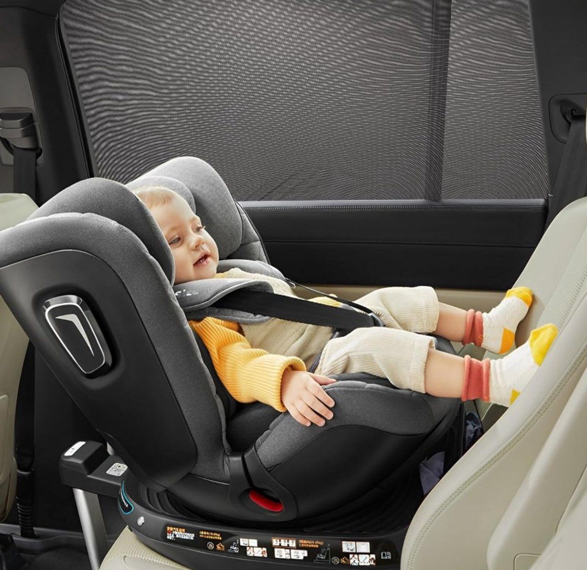 2 Pieces Car Rear Window Sunshade, Elastic Black Sunshade, Child Sun Protection, Thermal Insulation, No Mounting Required, Car Privacy Sunshade โ image 5