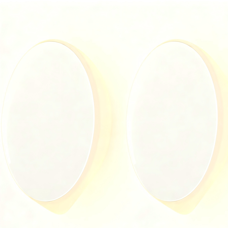 （Pack of 2）LED Motion Sensor Night Light Indoor, Cordless Battery Powered, Stick-on Warm White Light with Built-in Infrared Motion Detection, Sensor