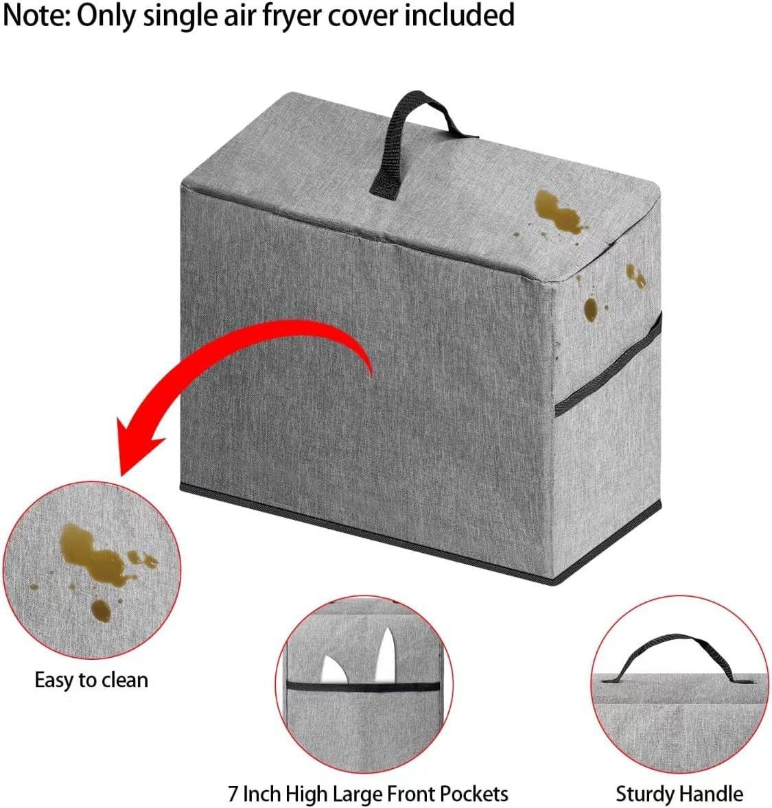 Ice Maker Dust Cover | Ice Cube Machine Protector Shield | Dust Guard, Portable Cover with Storage Pouch, Waterproof Appliance โ image 5