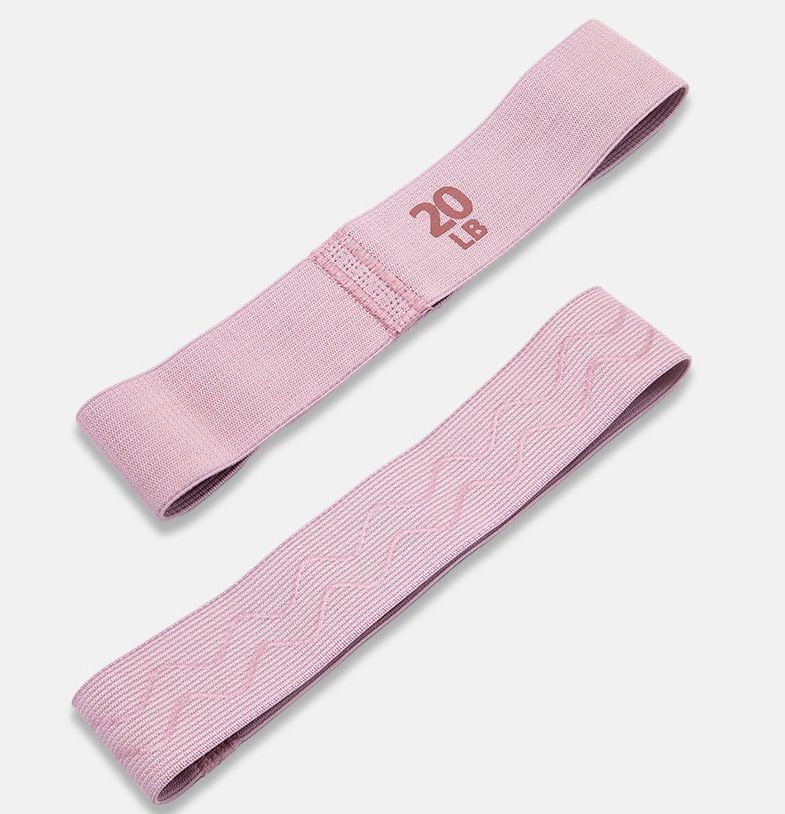 20LB and 40LB Booty Resistance Band Set Fabric Glute Bands for Women Hip Training Pilates Yoga Home Workout Lower Body Strength Exercise — image 6
