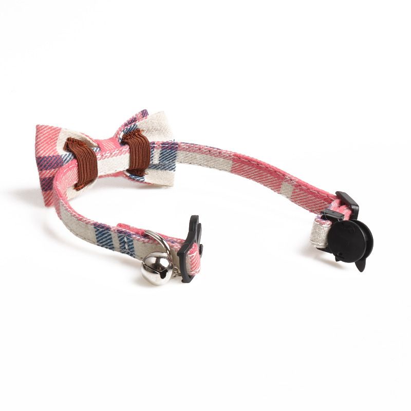 Luxury Cat Collars with Bow Tie and Bell | Safe Quick Release Breakaway Buckle | Cat Collars (2pcs necklace) — image 3