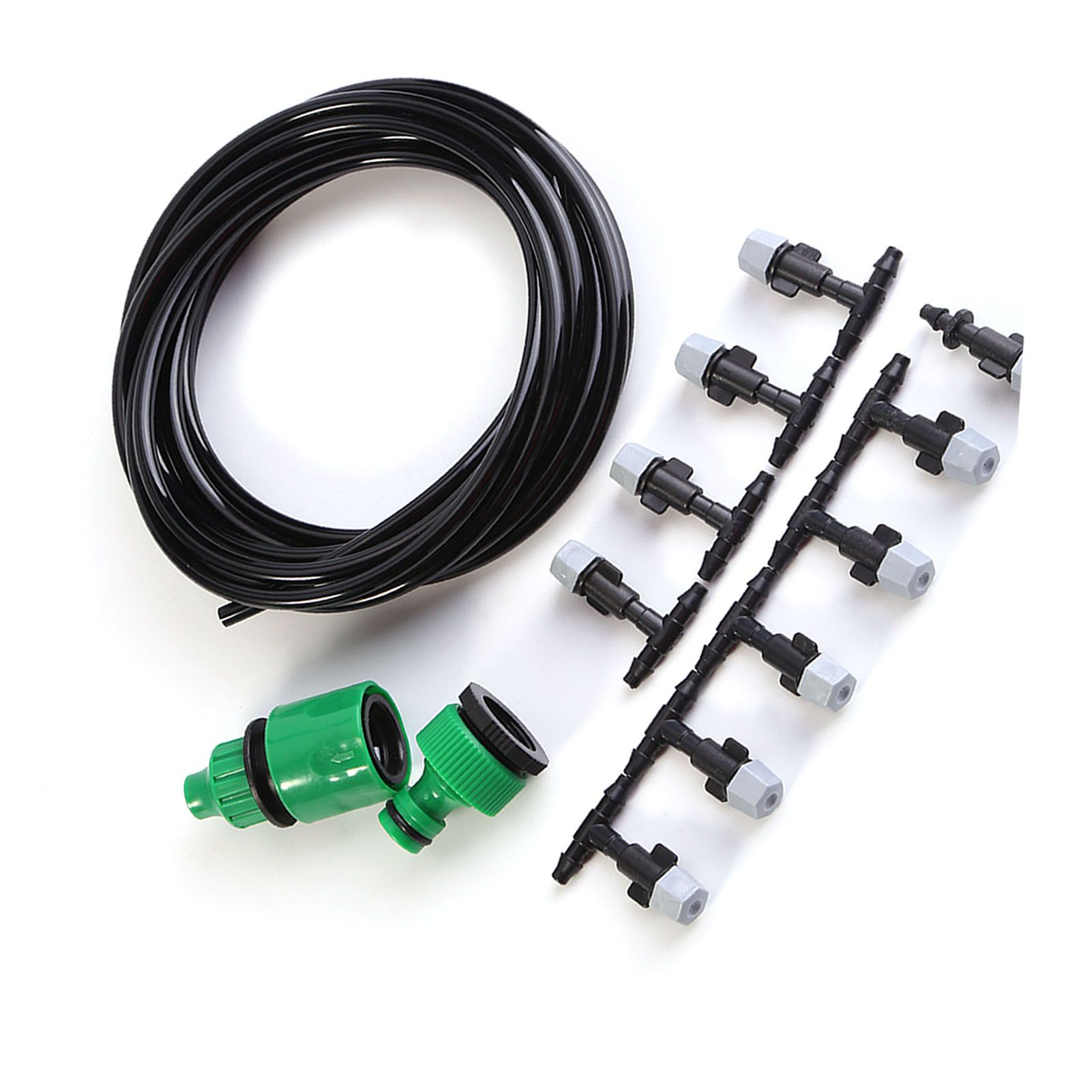 Water Misting Cooling System Hose Sprinkler Nozzle Garden Patio Micro Irrigation Set 5M โ image 2