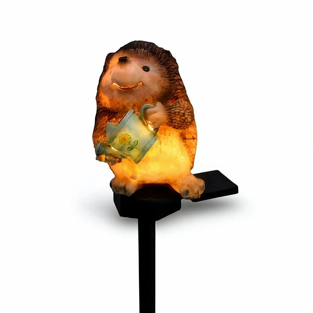 Solar Light Outdoor Decor,Solar LED Hedgehog Stake Lights,Decorative Light for Yard Patio Garden Lawn Balcony-Hedgehog