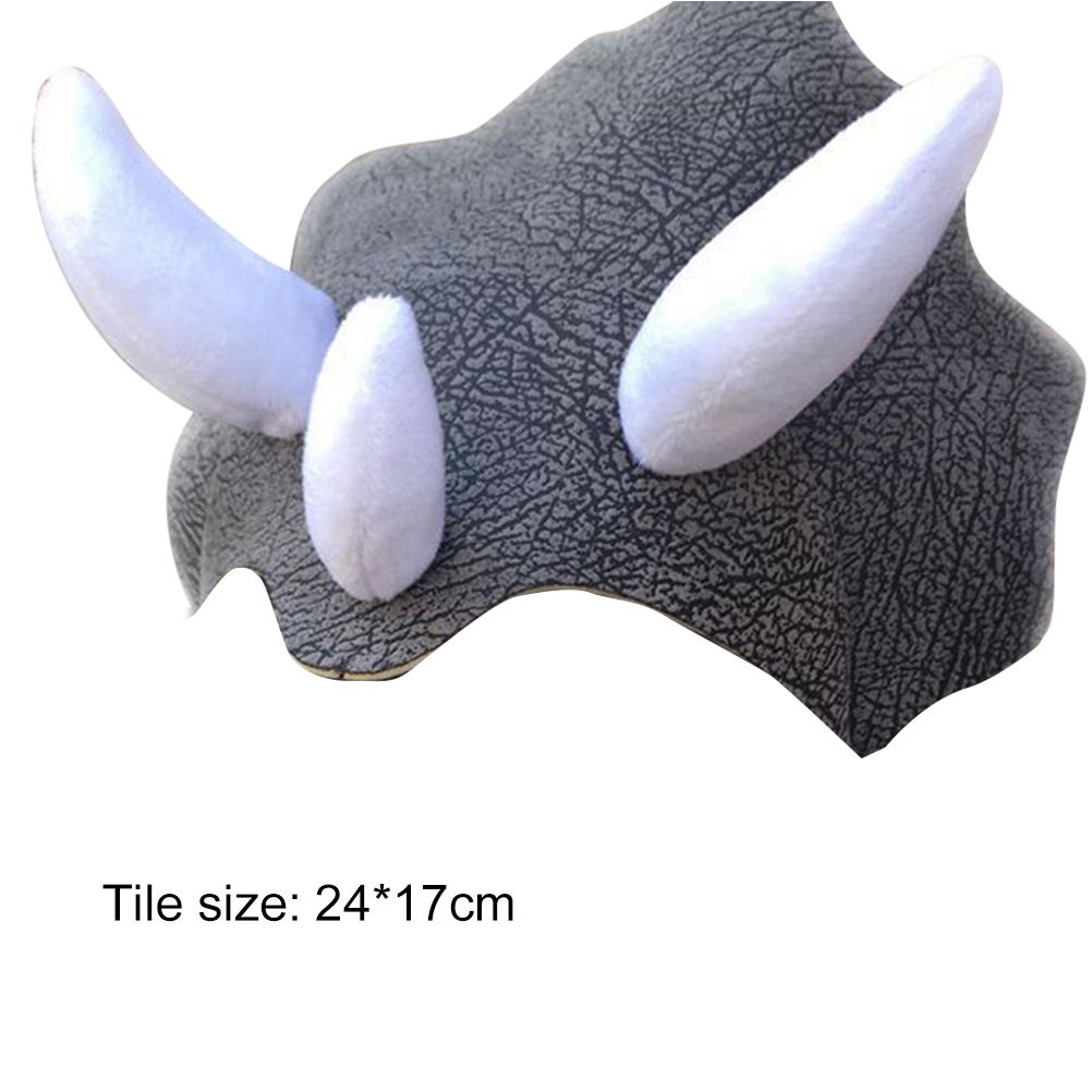 Pet Headwear Triceratops Pet Hat Funny Pet Clothes Dog Cat Dress Up Party Apparel Clothing Cosplay Cute Horn Headdress — image 6