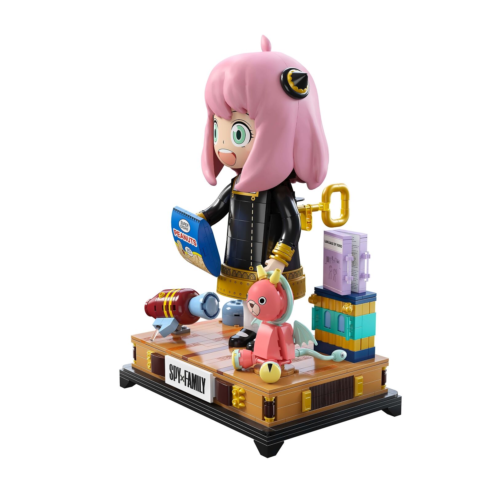 Kalos 31cm Anya Forger Face Changing Building Block Figure Spy X Family โ image 2