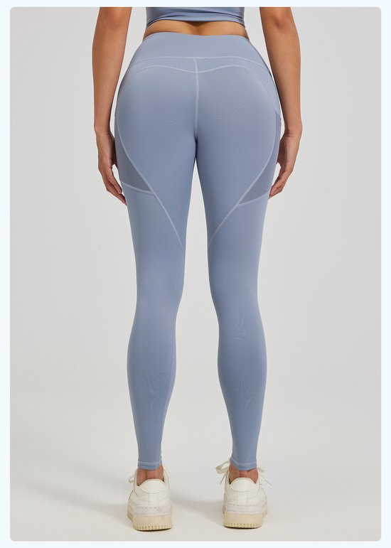 Slim Fit Sports Pants - High Waist Yoga Pants with Side Pockets - Soft and Stretchy Blended Fabric, Breathable and Comfortable - Skinny Fit with โ image 3